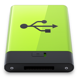 Green USB Icon 256x256 png